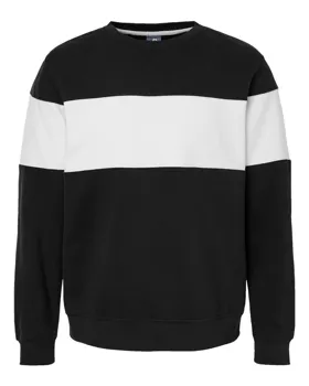 8646 J America Varsity Fleece Crewneck Sweatshirt