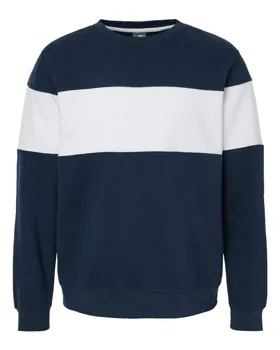 8646 J America Varsity Fleece Crewneck Sweatshirt