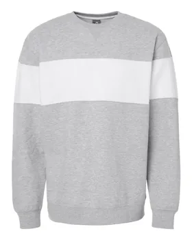 8646 J America Varsity Fleece Crewneck Sweatshirt