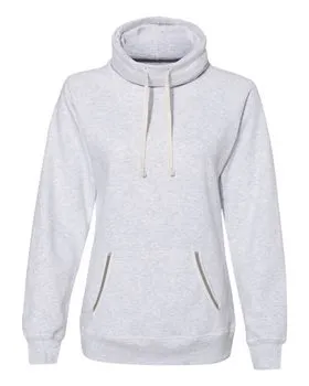 8653 J America Women’s Relay Cowl Neck Sweatshirt