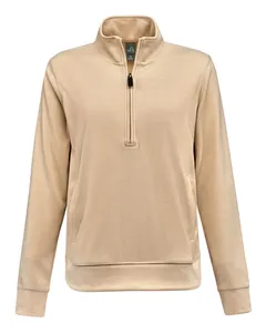 8762 J America Womens Element Fleece Quarter-Zip Sweatshirt