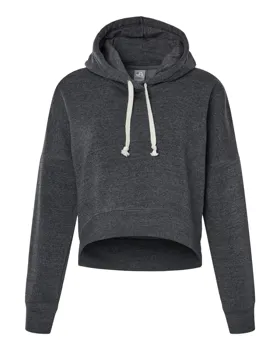 8853 J America Womens Crop Hooded Sweatshirt