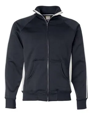 8858 J America Vintage Polyester Fleece Track Jacket