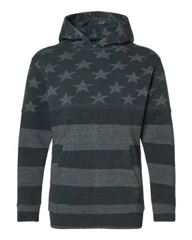 8880 J America Youth Triblend Fleece Hooded Sweatshirt