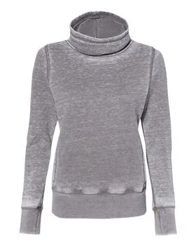 8930 J America Women’s Zen Fleece Cowl Neck Sweatshirt