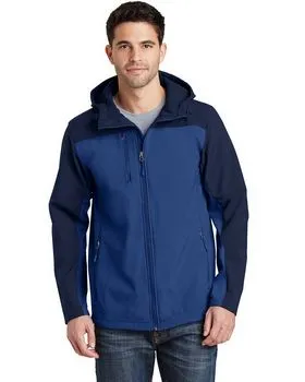 J335 Port Authority Hooded Core Soft Shell Jacket.