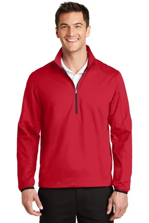 J716 Port Authority Active 1/2-Zip Soft Shell Jacket.