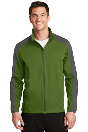 J718 Port Authority Active Colorblock Soft Shell Jacket.