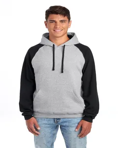 96C Jerzees Unisex NuBlend Colorblock Raglan Hoodie Sweatshirt 96C Jerzees Unisex NuBlend Colorblock Raglan Hoodie Sweatshirt