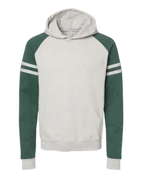 97CR Jerzees Unisex NuBlend Varsity Color-Block Hooded Sweatshirt