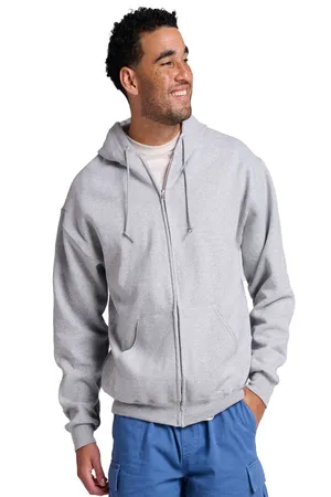 Z12MR Jerzees Unisex Rugged? Full-Zip Hooded Sweatshirt