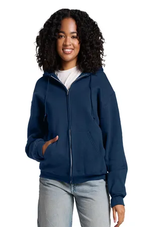 Z12MR Jerzees Unisex Rugged? Full-Zip Hooded Sweatshirt