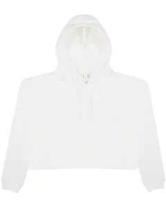 JHA016 Just Hoods By AWDis Ladies Girlie Cropped Hooded Fleece with Pocket