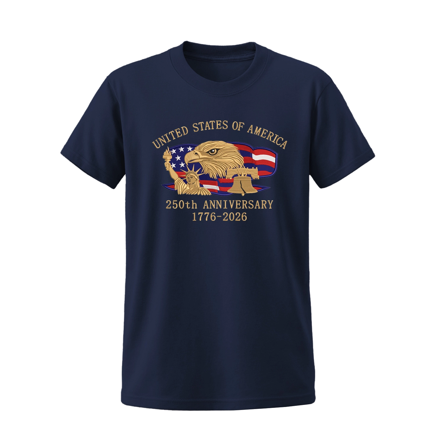 JNG250 USA 250th Anniversary T-Shirt Gold Eagle Edition