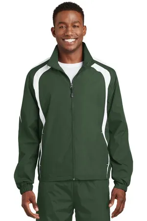 JST60 Sport-Tek Colorblock Raglan Jacket.