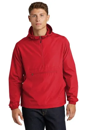JST66 Sport-Tek Packable Anorak.