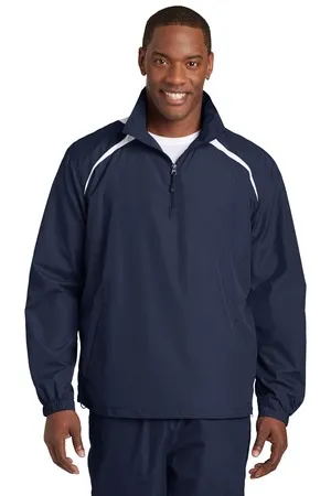 Sport-Tek JST75 1/2-Zip Wind Shirt. 