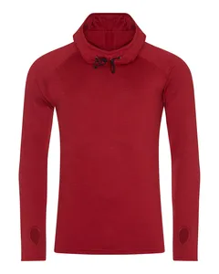 JCA037 Just Hoods By AWDis Mens Cool Cowl-Neck Long-Sleeve T-Shirt