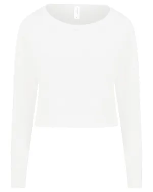 JHA035 Just Hoods By AWDis Ladies Cropped Pullover Sweatshirt