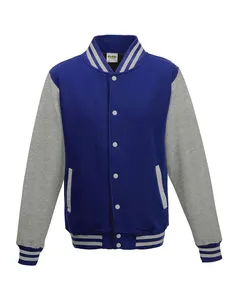 JHY043 Just Hoods By AWDis Youth 80/20 Heavyweight Letterman Jacket
