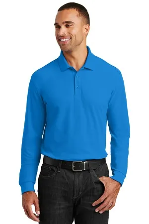 K100LS Port Authority Long Sleeve Core Classic Pique Polo.