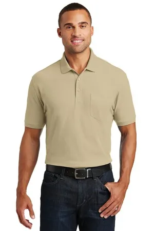K100P Port Authority Core Classic Pique Pocket Polo.