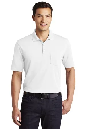 K110P Port Authority Dry Zone UV Micro-Mesh Pocket Polo.