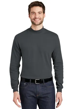 K321 Port Authority Interlock Knit Mock Turtleneck.