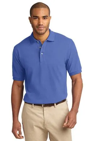 K420 Port Authority Heavyweight Cotton Pique Polo.