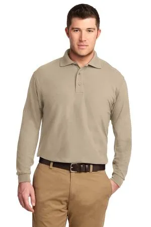 K500LS Port Authority Silk Touch Long Sleeve Polo.