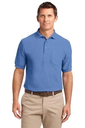 K500P Port Authority Silk Touch Polo with Pocket.