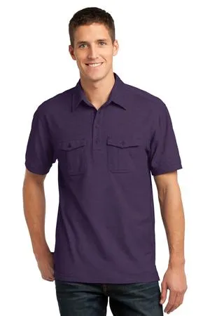 K557 Port Authority Oxford Pique Double Pocket Polo. K557 Port Authority Oxford Pique Double Pocket Polo.