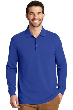 K8000LS Port Authority EZCotton Long Sleeve Polo.
