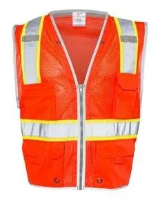 1510-1511 Kishigo Premium Brilliant Series Heavy-Duty Class 2 Vest