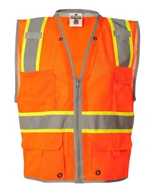 1510-1511 Kishigo Premium Brilliant Series Heavy-Duty Class 2 Vest