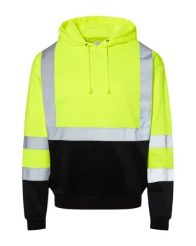 JS154 Kishigo Hi-Vis Hooded Sweatshirt