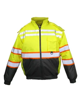 JS156 Kishigo Economy Contrast Class 3 Bomber Jacket