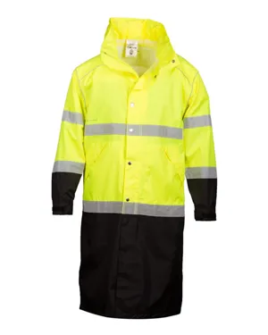 RWJ108-109 Kishigo Premium Brilliant Series Long Rain Coat