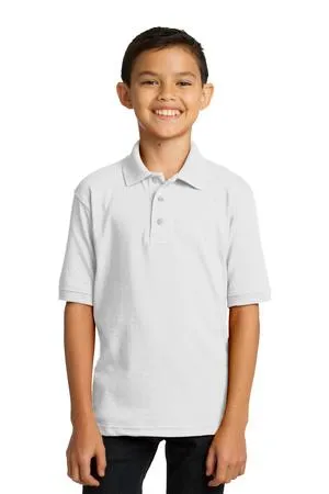 KP55Y Port & Company Youth Core Blend Jersey Knit Polo.