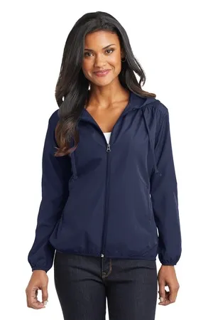 L305 Port Authority ® Ladies Hooded Essential Jacket.