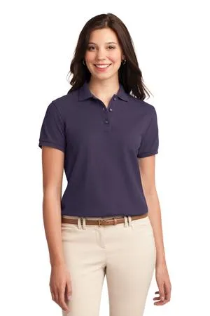 L500 Port Authority Ladies Silk Touch Polo.