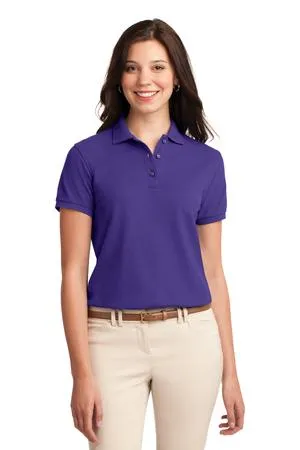 L500 Port Authority Ladies Silk Touch Polo.