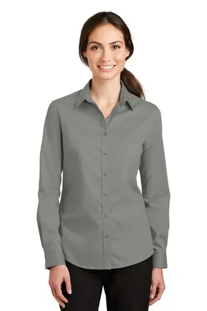 L663 Port Authority Ladies SuperPro Twill Shirt.