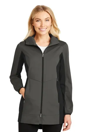 L719 Port Authority Ladies Active Hooded Soft Shell Jacket.