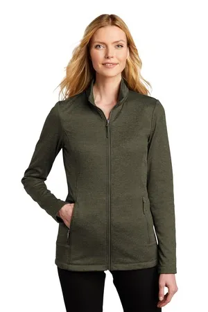 L905 Port Authority Ladies Collective Striated Fleece Jacket.