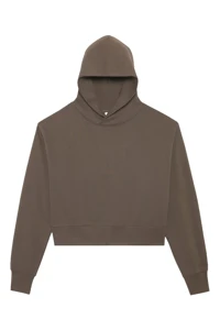 LS88001 Lane Seven Womens Relaxed Cropped Hoodie Sweatshirt