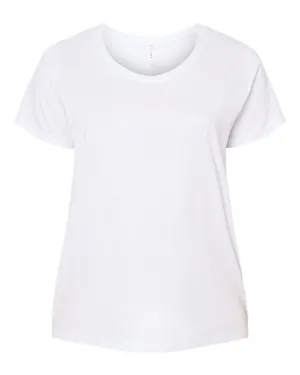 3816 LAT Ladies Curvy Fine Jersey T-Shirt