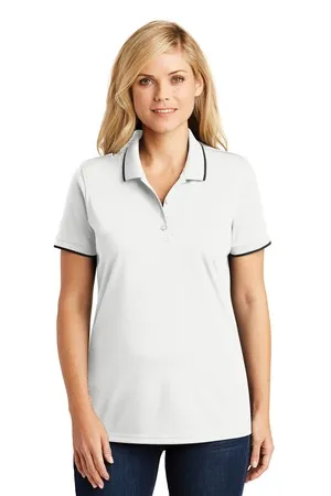 LK111 Port Authority Ladies Dry Zone UV Micro-Mesh Tipped Polo.