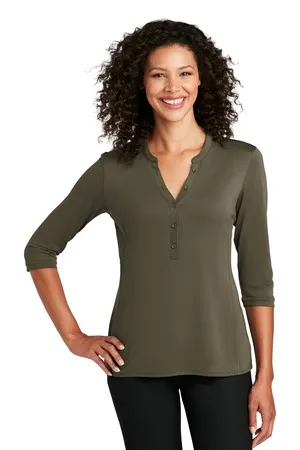 Port Authority LK750 Ladies UV Choice Pique Henley 