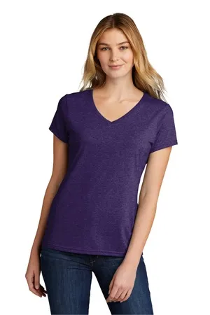 LPC330V Port & Company Ladies Tri-Blend V-Neck Tee.